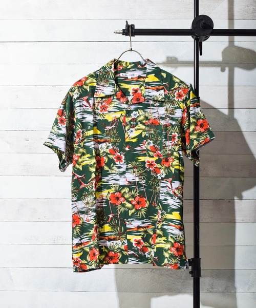NO WAY(ノーウェイ)の「/レーヨンアロハシャツ/(シャツ/ブラウス・レディース・ブラック系その他/ブルー系その他/ブルー系その他2/ベージュ/ブラック系その他3/ブルー系その他3/ブルー系その他4/レッド/パープル/ブラック系その他2/ベージュ系その他/ホワイト系その他4/ホワイト系その他5/ブラック系その他5/ブラック系その他6/ブラック系その他7/ブルー系その他5/その他1/その他/グリーン/ホワイト系その他/ホワイト系その他3・X-LARGE/MEDIUM/LARGE)」の14枚目の写真