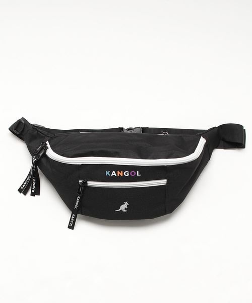 Kangol カンゴール レインボーロゴウエストバッグ ブランドロゴ刺繍 ボディバッグ ウエストポーチ Kangol カンゴール のファッション通販 Zozotown