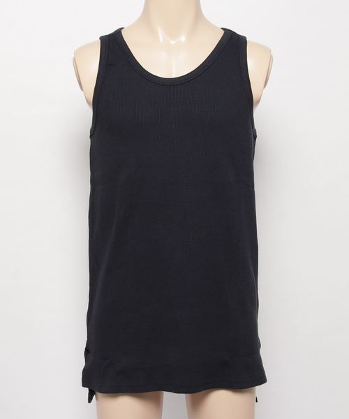 INNOCENT（イノセント）の「waffle tanktop - ワッフルタンクトップ（タンクトップ・レディース・ネイビー/キャメル/ブルーグリーン/スモークピンク/グレー/チャコールグレー・LARGE/MEDIUM/X-LARGE）」の10枚目の写真
