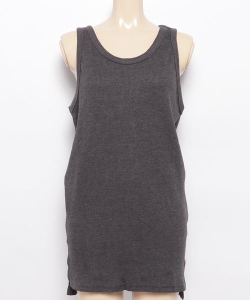 INNOCENT（イノセント）の「waffle tanktop - ワッフルタンクトップ（タンクトップ・レディース・ネイビー/キャメル/ブルーグリーン/スモークピンク/グレー/チャコールグレー・LARGE/MEDIUM/X-LARGE）」の11枚目の写真