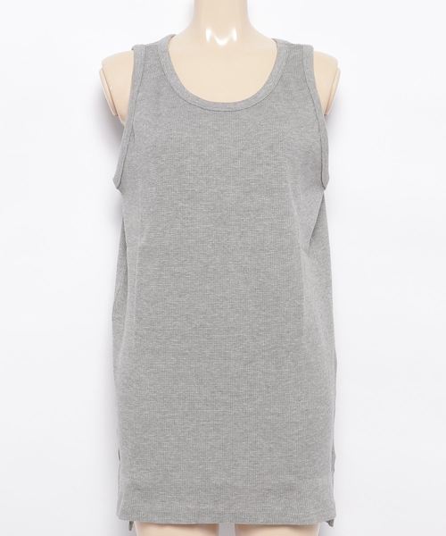 INNOCENT（イノセント）の「waffle tanktop - ワッフルタンクトップ（タンクトップ・レディース・ネイビー/キャメル/ブルーグリーン/スモークピンク/グレー/チャコールグレー・LARGE/MEDIUM/X-LARGE）」の15枚目の写真