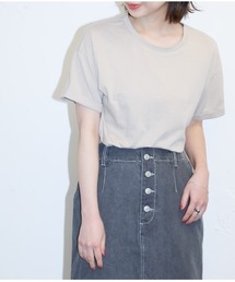クルーネックベーシックTシャツ