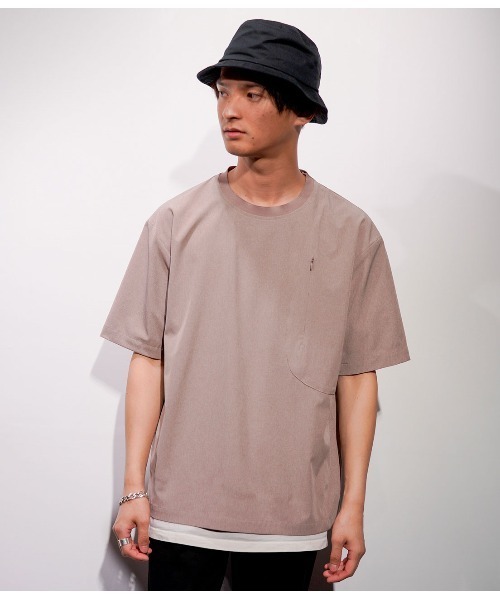 JUNRED（ジュンレッド）の「エアドライプルオーバー（Tシャツ/カットソー・メンズ・ブラック/ベージュ/ブルー・LL/M/L）」の3枚目の写真