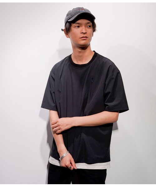 JUNRED（ジュンレッド）の「エアドライプルオーバー（Tシャツ/カットソー・メンズ・ブラック/ベージュ/ブルー・LL/M/L）」の6枚目の写真