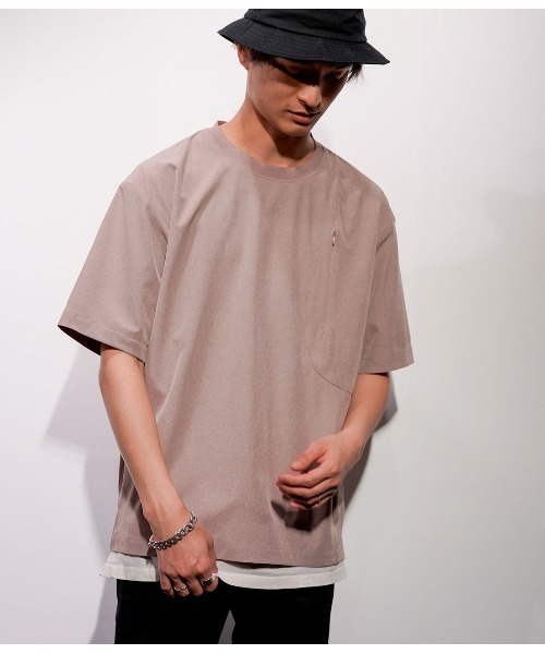 JUNRED（ジュンレッド）の「エアドライプルオーバー（Tシャツ/カットソー・メンズ・ブラック/ベージュ/ブルー・LL/M/L）」の16枚目の写真