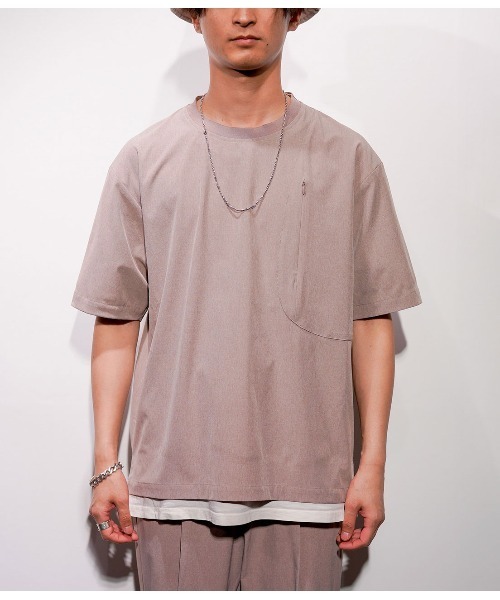 JUNRED（ジュンレッド）の「エアドライプルオーバー（Tシャツ/カットソー・メンズ・ブラック/ベージュ/ブルー・LL/M/L）」の19枚目の写真