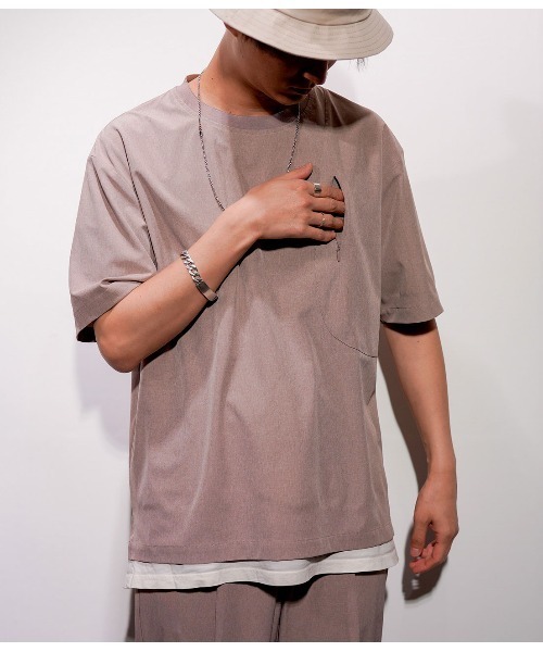 JUNRED（ジュンレッド）の「エアドライプルオーバー（Tシャツ/カットソー・メンズ・ブラック/ベージュ/ブルー・LL/M/L）」の12枚目の写真