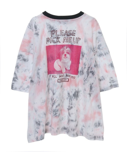 Candy Stripper（キャンディストリッパー）の「PICK ME UP TIEDYE トップス（Tシャツ/カットソー・レディース・ブラック系その他/グリーン系その他/ピンク系その他・2）」の2枚目の写真
