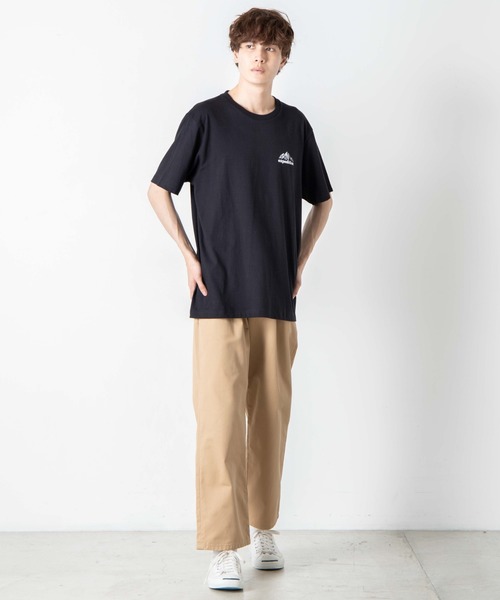 WEGO(ウィゴー)の「WEGO/マウンテンモチーフTシャツ(Tシャツ/カットソー・メンズ・ホワイト/ブラック・MEDIUM/SMALL/LARGE)」の8枚目の写真