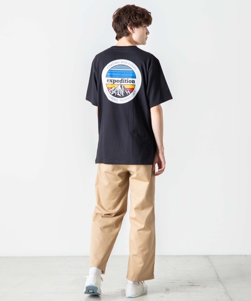WEGO(ウィゴー)の「WEGO/マウンテンモチーフTシャツ(Tシャツ/カットソー・メンズ・ホワイト/ブラック・MEDIUM/SMALL/LARGE)」の7枚目の写真