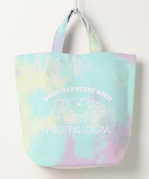 FRUIT OF THE LOOM（フルーツオブザルーム）の「UNEVEN DYE TOTE（トートバッグ・レディース・オレンジ/ブルー/グリーン・FREE）」の2枚目の写真