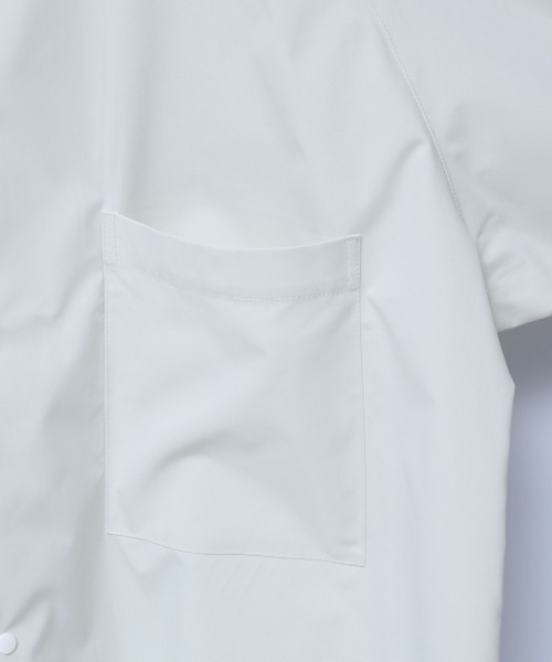 ハレ　グラフィック　ロングシャツ　ホワイト　メンズ HARE シャツ REFLECTIONシアーロングシャツ(HARE) メンズ