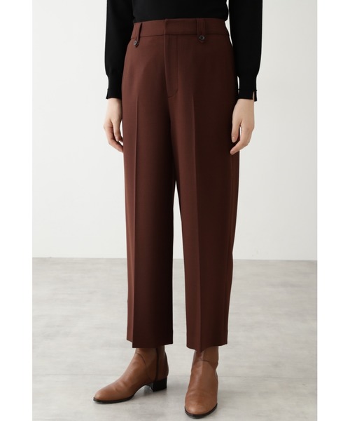 human woman(ヒューマンウーマン)の「レーヨンポリーノ2WAY・OXパンツ(その他パンツ・レディース・ブラウン/ネイビー・SMALL/MEDIUM/LARGE/X-SMALL)」の1枚目の写真