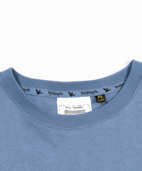 Mark Gonzales(マーク・ゴンザレス)の「Mark Gonzales/マークゴンザレス Happy Poem プリント オーバーサイズ長袖TEE(Tシャツ/カットソー・メンズ・ブラック/ホワイト/ワイン/オレンジ/グレイッシュブルー/ベージュ・M/XL/L)」の8枚目の写真