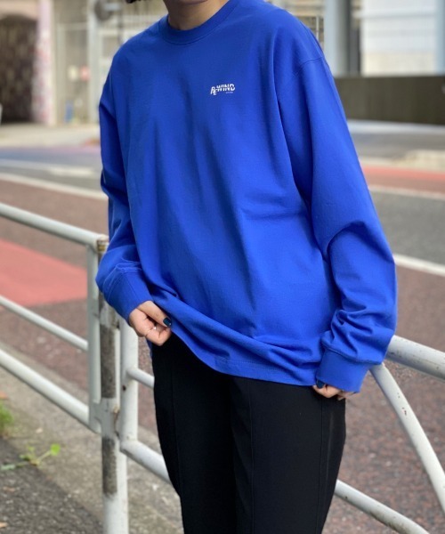 PBLIM（ページボーイリム）の「【PAGEBOYLIM】フロッキーロゴロンＴシャツ（Tシャツ/カットソー・レディース・ブラック/ブルー・MEDIUM/X-LARGE）」の7枚目の写真