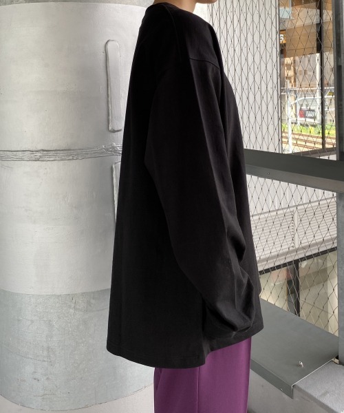 PBLIM（ページボーイリム）の「【PAGEBOYLIM】フロッキーロゴロンＴシャツ（Tシャツ/カットソー・レディース・ブラック/ブルー・MEDIUM/X-LARGE）」の11枚目の写真