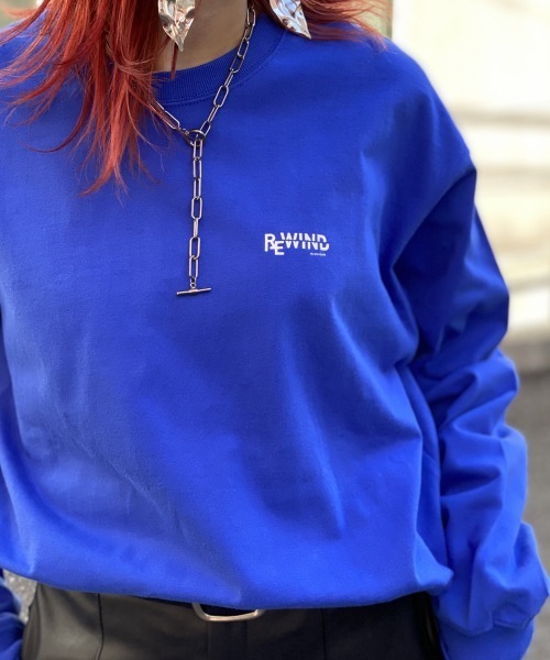 PBLIM（ページボーイリム）の「【PAGEBOYLIM】フロッキーロゴロンＴシャツ（Tシャツ/カットソー・レディース・ブラック/ブルー・MEDIUM/X-LARGE）」の15枚目の写真