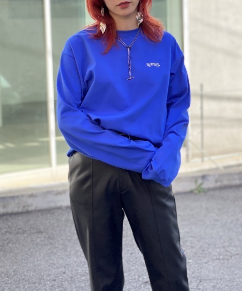 PBLIM（ページボーイリム）の「【PAGEBOYLIM】フロッキーロゴロンＴシャツ（Tシャツ/カットソー・レディース・ブラック/ブルー・MEDIUM/X-LARGE）」の16枚目の写真