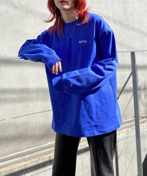 PBLIM（ページボーイリム）の「【PAGEBOYLIM】フロッキーロゴロンＴシャツ（Tシャツ/カットソー・レディース・ブラック/ブルー・MEDIUM/X-LARGE）」の18枚目の写真