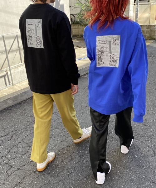 PBLIM（ページボーイリム）の「【PAGEBOYLIM】フロッキーロゴロンＴシャツ（Tシャツ/カットソー・レディース・ブラック/ブルー・MEDIUM/X-LARGE）」の21枚目の写真