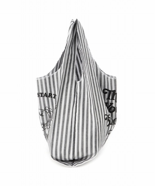 FRUIT OF THE LOOM(フルーツオブザルーム)の「FRUIT OF THE LOOM STRIPE SHOPPER TOTE(エコバッグ/サブバッグ・レディース・サックスブルー/ネイビー/レッド/ブラック/ブルー系その他/ピンク/ブルー系その他2/レッド系その他・FREE)」の10枚目の写真