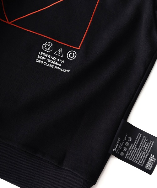 SHAREEF(シャリーフ)の「"SQUARE"emb. BIG PARKA(パーカー・メンズ・ホワイト/パープル/ブラック/ブルー系その他/ダークグリーン・1/3/2)」の11枚目の写真