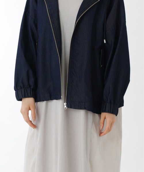 Kelen(ケレン)の「「KELEN / ケレン」ラインオンスデニムマウンテンパーカ"Bella Denim"(マウンテンパーカー・レディース・ワンウォッシュ/ブラック・M/S)」の11枚目の写真