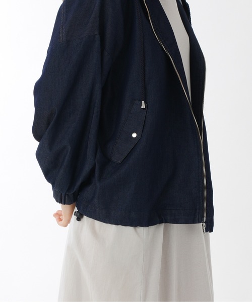 Kelen(ケレン)の「「KELEN / ケレン」ラインオンスデニムマウンテンパーカ"Bella Denim"(マウンテンパーカー・レディース・ワンウォッシュ/ブラック・M/S)」の12枚目の写真