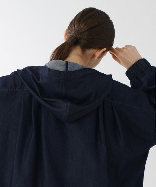Kelen(ケレン)の「「KELEN / ケレン」ラインオンスデニムマウンテンパーカ"Bella Denim"(マウンテンパーカー・レディース・ワンウォッシュ/ブラック・M/S)」の13枚目の写真