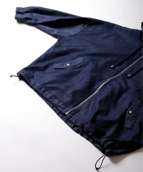 Kelen(ケレン)の「「KELEN / ケレン」ラインオンスデニムマウンテンパーカ"Bella Denim"(マウンテンパーカー・レディース・ワンウォッシュ/ブラック・M/S)」の18枚目の写真