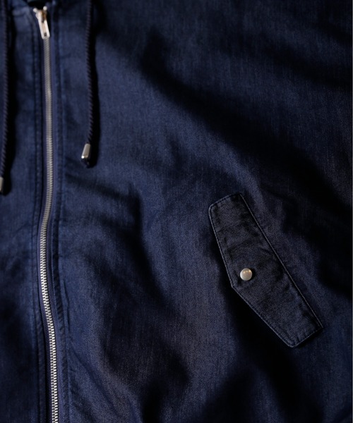 Kelen(ケレン)の「「KELEN / ケレン」ラインオンスデニムマウンテンパーカ"Bella Denim"(マウンテンパーカー・レディース・ワンウォッシュ/ブラック・M/S)」の19枚目の写真