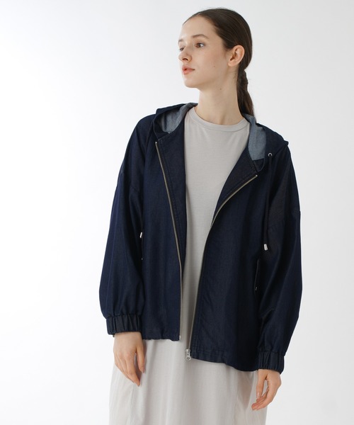 Kelen(ケレン)の「「KELEN / ケレン」ラインオンスデニムマウンテンパーカ"Bella Denim"(マウンテンパーカー・レディース・ワンウォッシュ/ブラック・M/S)」の21枚目の写真