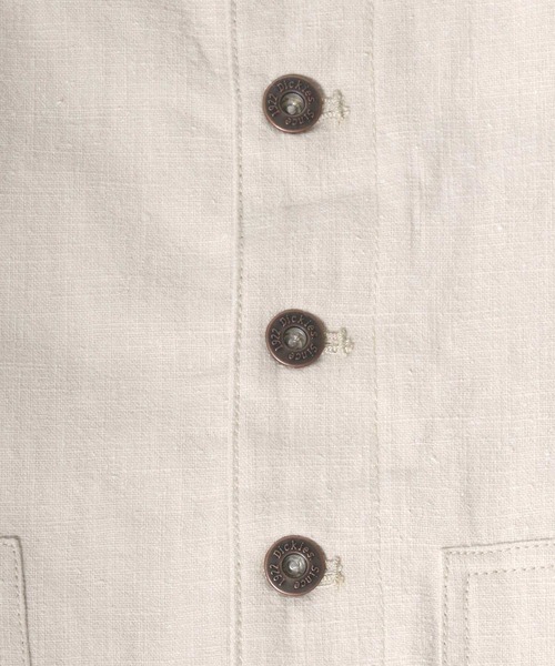 Dickies（ディッキーズ）の「Dickies◆フロントボタン綿麻リネンオーバーオール（サロペット/オーバーオール・レディース・ブラック/カーキ/アイボリー/キャメル・M/L）」の20枚目の写真