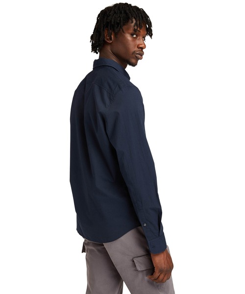 Timberland(ティンバーランド)の「メンズ 長袖 ポプリン シャツ(シャツ/ブラウス・メンズ・ブルー/ホワイト/インディゴブルー/ダークブルー/グレー・LARGE/X-LARGE/X-SMALL/SMALL/XX-LARGE/MEDIUM)」の11枚目の写真
