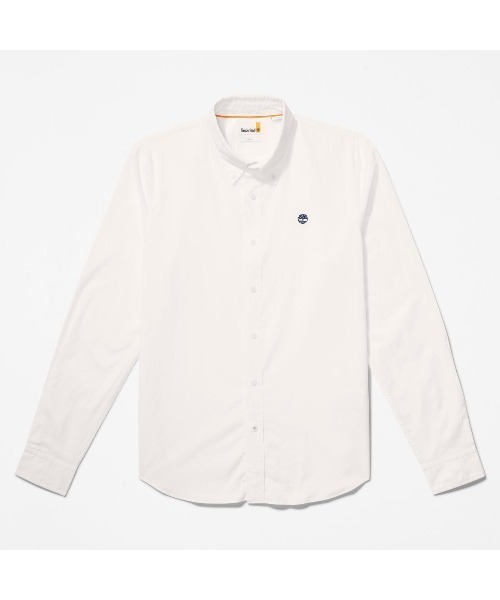 Timberland(ティンバーランド)の「メンズ 長袖 ポプリン シャツ(シャツ/ブラウス・メンズ・ブルー/ホワイト/インディゴブルー/ダークブルー/グレー・LARGE/X-LARGE/X-SMALL/SMALL/XX-LARGE/MEDIUM)」の6枚目の写真