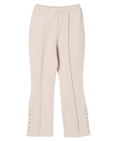 AMERICAN HOLIC(アメリカンホリック)の「サイドボタンリブパンツ(その他パンツ・レディース・チャコールグレー/グレイッシュベージュ・MEDIUM/LARGE)」の10枚目の写真