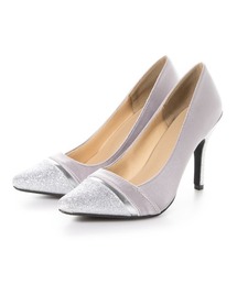 Miminy Piminy | MiminyPiminy(ミミニーピミニー) つま先ラメ×サテン生地ポインテッドトゥ パンプス(パンプス)