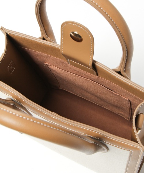 Heather(ヘザー)の「トリミングスクエアBAG 940030(ショルダーバッグ・レディース・ホワイト系その他/ベージュ系その他/ホワイト系その他2・ONE SIZE)」の8枚目の写真