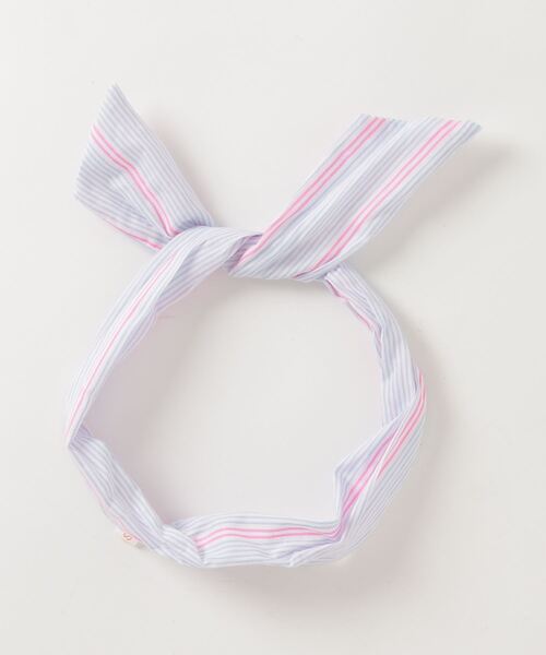 B:MING by BEAMS（ビーミングバイビームス）の「Milk ｘ Soda / Twist Head Band（ヘアバンド・キッズ・ピンク/オレンジ・ONE SIZE）」の2枚目の写真