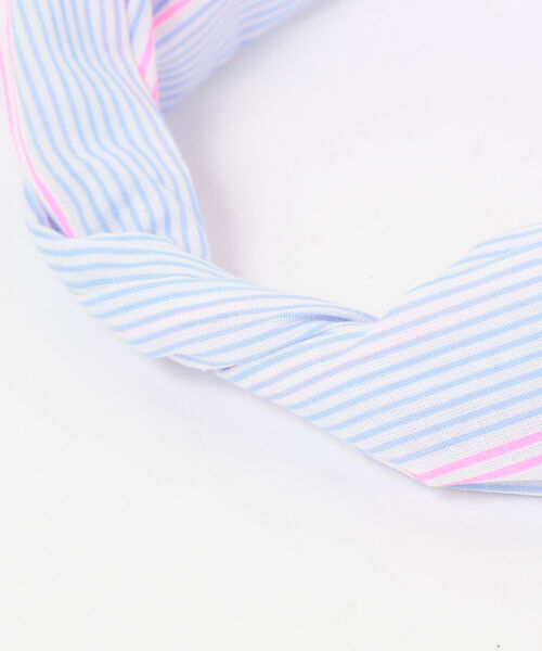 B:MING by BEAMS（ビーミングバイビームス）の「Milk ｘ Soda / Twist Head Band（ヘアバンド・キッズ・ピンク/オレンジ・ONE SIZE）」の3枚目の写真