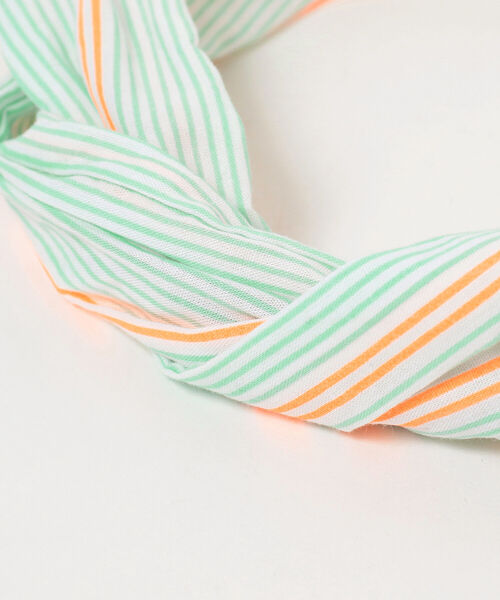 B:MING by BEAMS（ビーミングバイビームス）の「Milk ｘ Soda / Twist Head Band（ヘアバンド・キッズ・ピンク/オレンジ・ONE SIZE）」の6枚目の写真