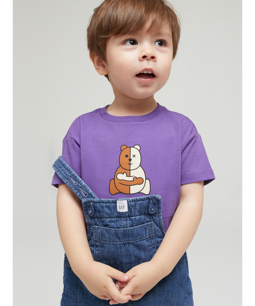 GAP(ギャップ)の「Gap X Ken Lo クルーネックtシャツ (幼児・ユニセックス)(Tシャツ/カットソー・キッズ・ベージュ/その他1/ネイビー/イエロー/ライラック/ホワイト/その他2/ライトグレー/ホワイト系その他/ブルー/その他/レッド・12-18M/18-24M/2 YRS/3 YRS/4 YRS/5 YRS)」の11枚目の写真