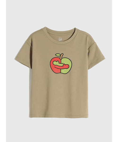 GAP(ギャップ)の「Gap X Ken Lo クルーネックtシャツ (幼児・ユニセックス)(Tシャツ/カットソー・キッズ・ベージュ/その他1/ネイビー/イエロー/ライラック/ホワイト/その他2/ライトグレー/ホワイト系その他/ブルー/その他/レッド・12-18M/18-24M/2 YRS/3 YRS/4 YRS/5 YRS)」の4枚目の写真