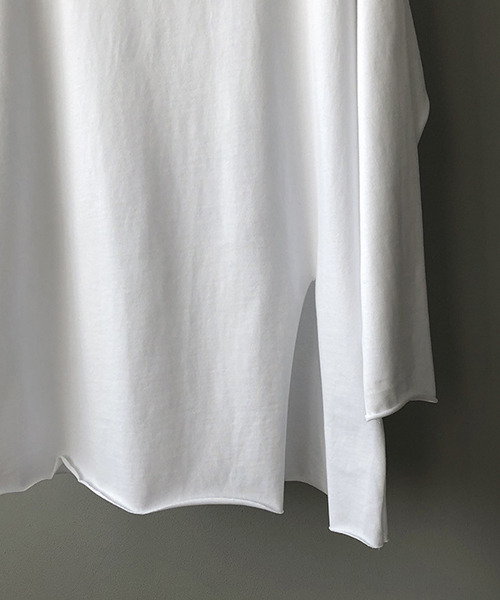 c.u.l(シーユーエル)の「【c.u.l:w】裾スリットラグラン無地カットソー culw33(Tシャツ/カットソー・レディース・ブラック/ホワイト・FREE)」の21枚目の写真
