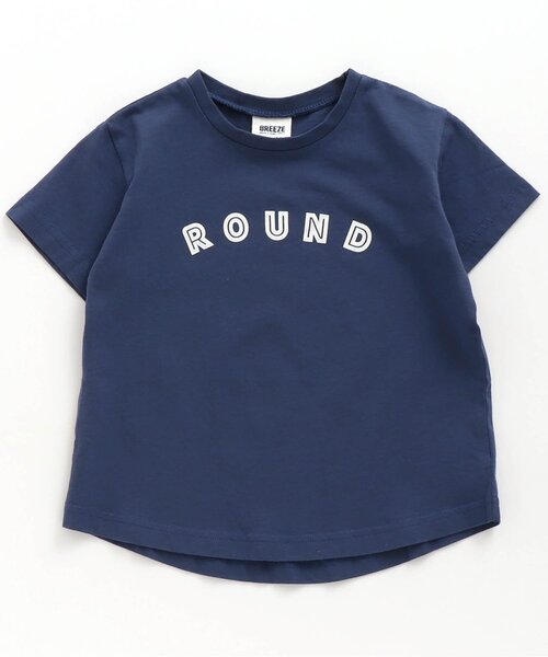 BREEZE(ブリーズ)の「半袖ロゴTシャツ(Tシャツ/カットソー・キッズ・ベージュ/ネイビー/ピンク/ブラック/グレー/ホワイト・130/140/150/160/90/100/110/120)」の5枚目の写真