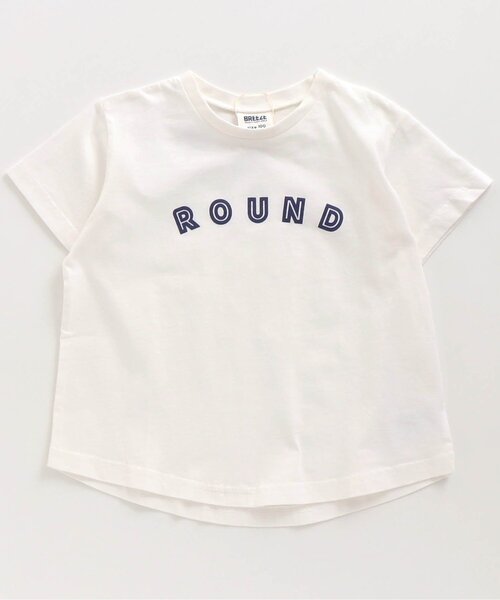 BREEZE(ブリーズ)の「半袖ロゴTシャツ(Tシャツ/カットソー・キッズ・ベージュ/ネイビー/ピンク/ブラック/グレー/ホワイト・130/140/150/160/90/100/110/120)」の2枚目の写真