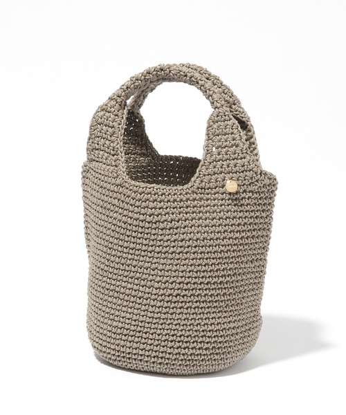 LEPSIM（レプシィム）の「カラーミニマルシェＢＡＧ　930680（かごバッグ・レディース・ブラック/シルバー/オレンジ/グレイッシュベージュ・ONE SIZE）」の7枚目の写真