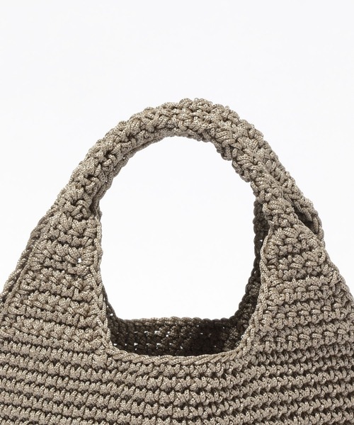 LEPSIM（レプシィム）の「カラーミニマルシェＢＡＧ　930680（かごバッグ・レディース・ブラック/シルバー/オレンジ/グレイッシュベージュ・ONE SIZE）」の17枚目の写真