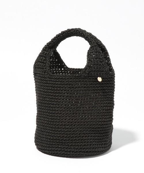 LEPSIM（レプシィム）の「カラーミニマルシェＢＡＧ　930680（かごバッグ・レディース・ブラック/シルバー/オレンジ/グレイッシュベージュ・ONE SIZE）」の9枚目の写真