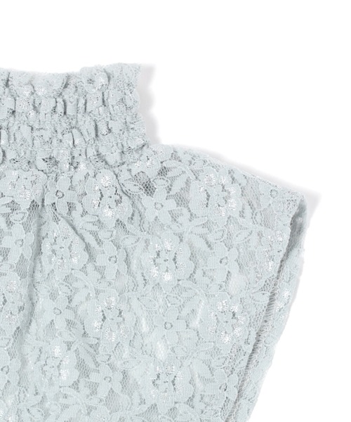 studio CLIP（スタディオクリップ）の「スタンドカラー付け襟（付け襟・レディース・ブルー/アイボリー/ベージュ/グレー・FREE）」の10枚目の写真